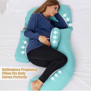 UniNewborn Pregnancy Pillows for Sleeping with Washable Combed Cotton